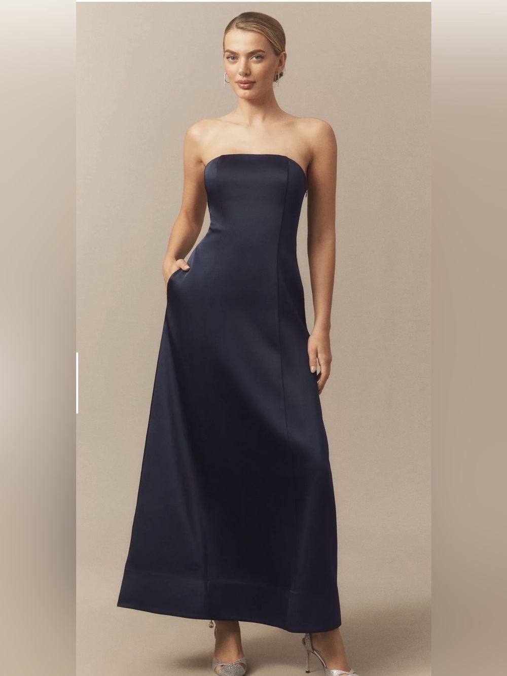 Anthropologie Mare Mare Piper Strapless Dress